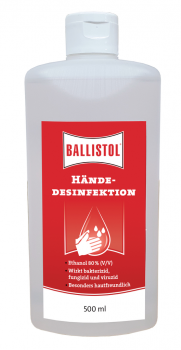 BALLISTOL Händedesinfektion 500 ml