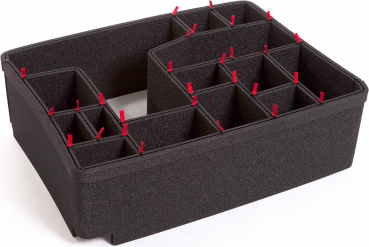 Peli™ Case 1650 TrekPak Einteilungssystem
