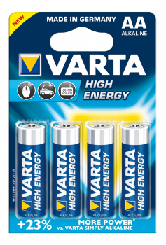 VARTA High Energy / longlife AA-Batterien, 4906, 4er Blister