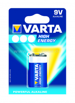 VARTA High Energy / longlife, 9V-Block, 4922, 1er Blister