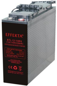 Effekta Blei Vlies - Front Terminal - 12V - 110Ah - BTL12-110FK