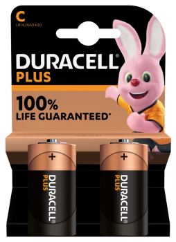 DURACELL Plus, C, 2er Blister