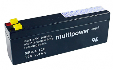 Multipower Blei-Akku, MPC2.4-12, 12V, 2.4Ah, zyklenfest