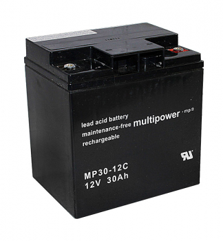 Multipower Blei-Akku, MPC30-12I, 12V, 30Ah, zyklenfest