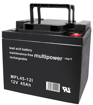 Multipower Blei-Akku, MPL45-12I, 12V, 110Ah, longlife