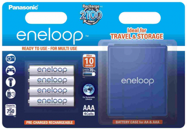 ENELOOP, AAA, 750mAH, BK-4MCCEC4BE, 4er BOX