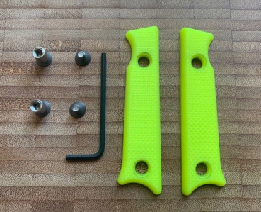 White River Firecraft 3.5 - G10-Griff Set Gelb