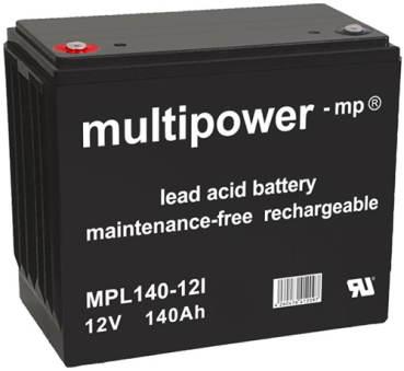 Multipower Blei-Akku, MPL140-12I, 12V, 140Ah, longlife