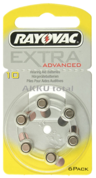 RAYOVAC Hörgerätebatterie, Typ 10, 1 x 6er Pack