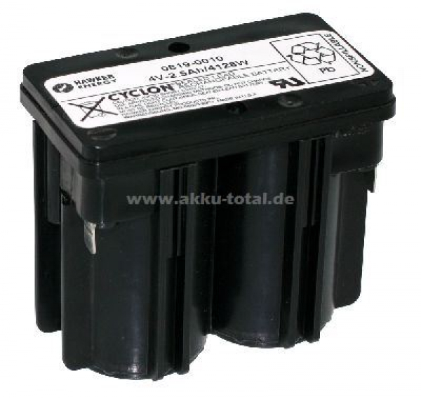 ENERSYS Cyclon 4V-Block, 2500mAh, 1 x 2 D