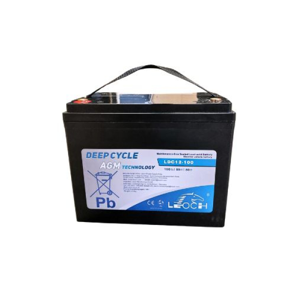 LEOCH LDC12-100, 12V - 100Ah,  DeepCycle AGM