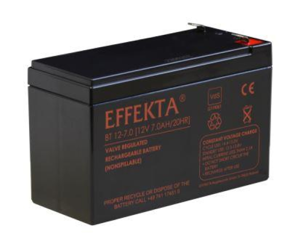 Effekta Blei Vlies - 12V - 7Ah - BT12-7 - VdS