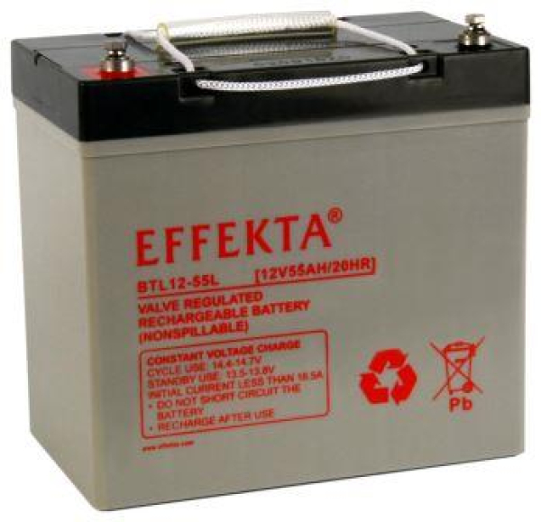 Effekta Blei Vlies - 12V - 55Ah - BTL12-55L