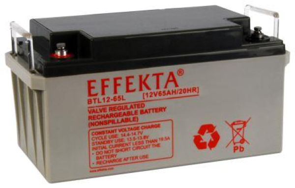 Effekta Blei Vlies - 12V - 65Ah - BTL12-65L