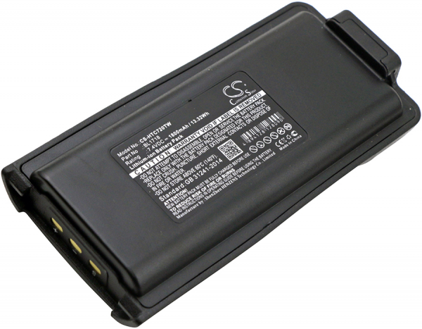 Funkgeräteakku für RELM - Li-Ion - 7,4V - 1800mAh