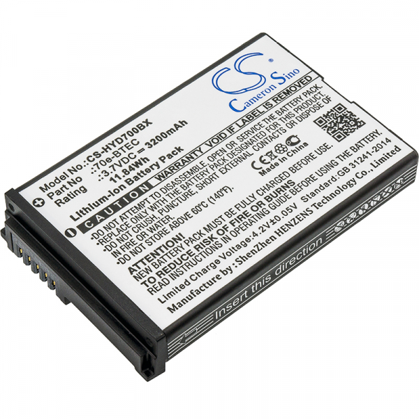 Scannerakku für DOLPHIN - Li-Ion - 3,7V - 3200mAh