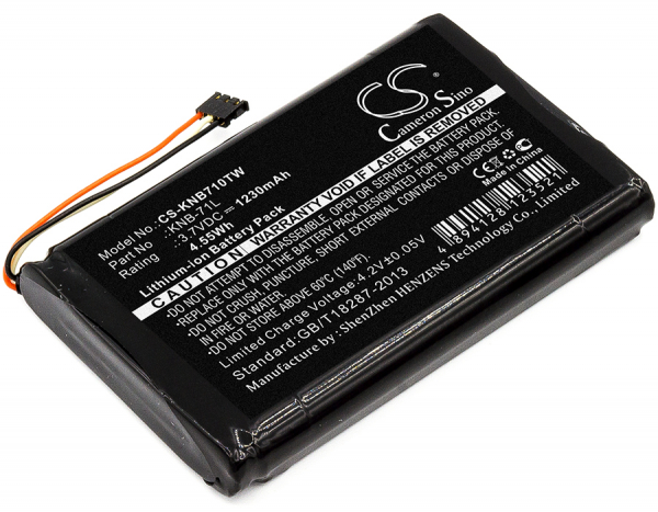 Funkgeräteakku für Kenwood - Li-Ion - 3,7V - 1230mAh