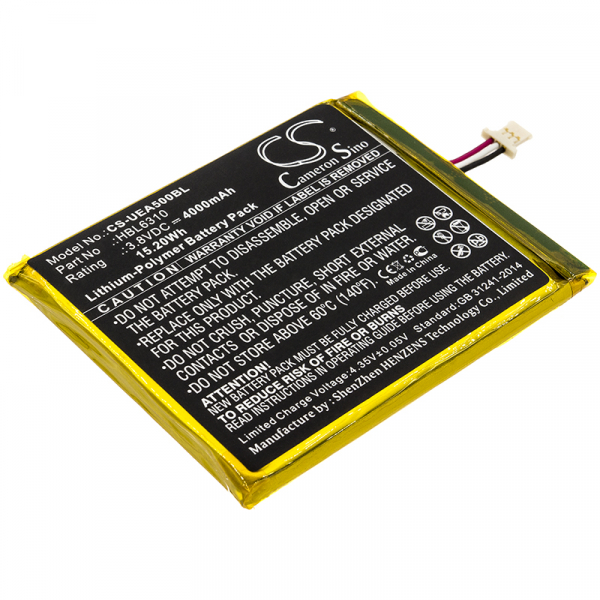 Scannerakku für UNITECH - Li-Polymer - 3,8V - 4000mAh