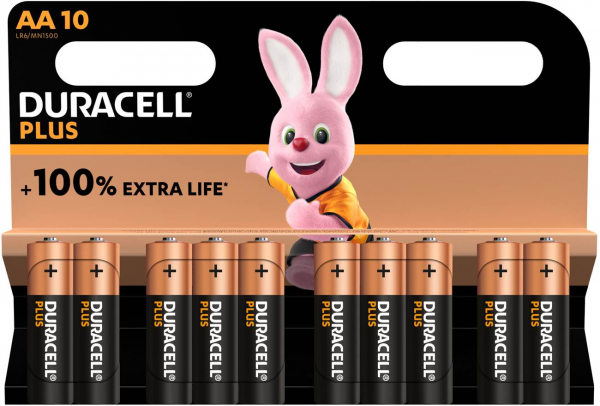 DURACELL Plus, AA, 10er Blister