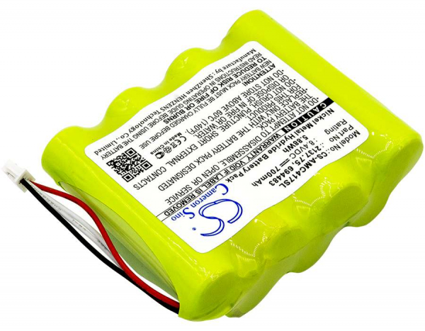 AEMC Akku gelb, mit Schlauch und Stecker