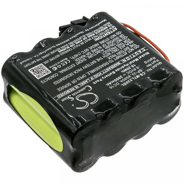 Ersatzakku für MARTEL - NIMH - 9,6V - 2000mAh