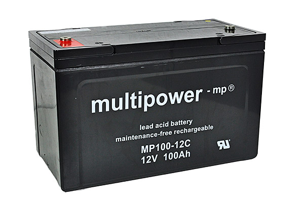 Multipower Blei-Akku, MPC100-12I, 12V, 100Ah, zyklenfest