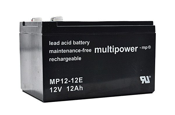 Multipower Blei-Akku, MP12-12E, 12V, 12Ah