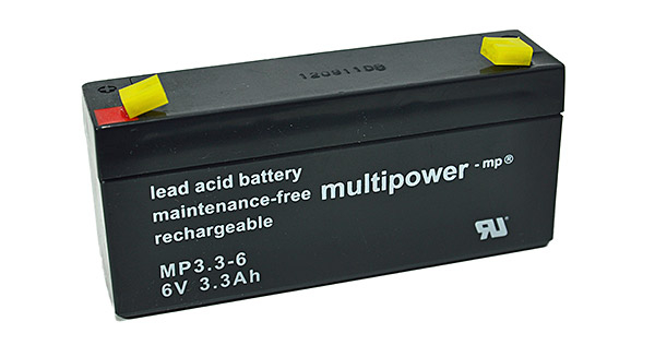 Multipower Blei-Akku, MP3.3-6, 6V, 3.3A