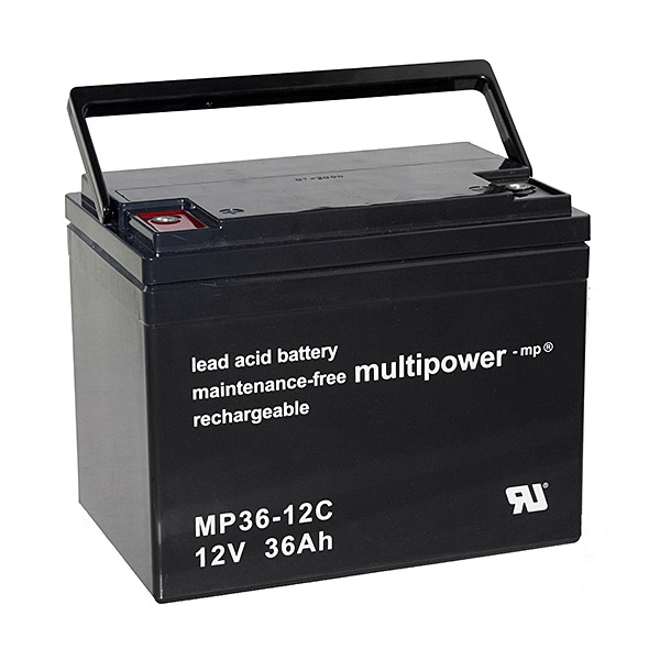 Multipower Blei-Akku, MPC36-12I, 12V, 36Ah, zyklenfest