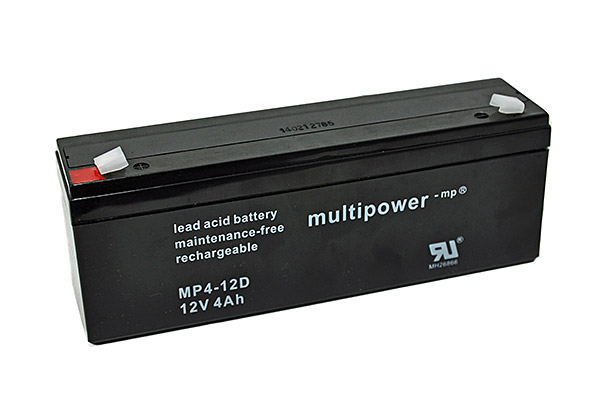 Multipower Blei-Akku, MP4-12D, 12V, 4Ah