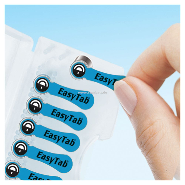 DURACELL Hörgerätebatterie EasyTab, Typ 675