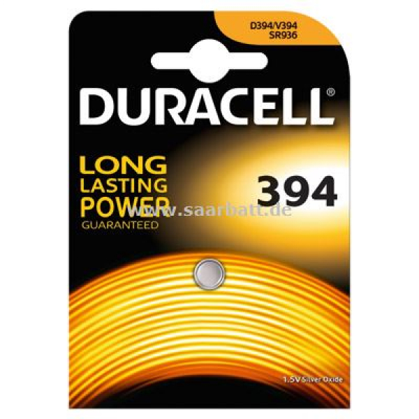 DURACELL Uhrenbatterie 394