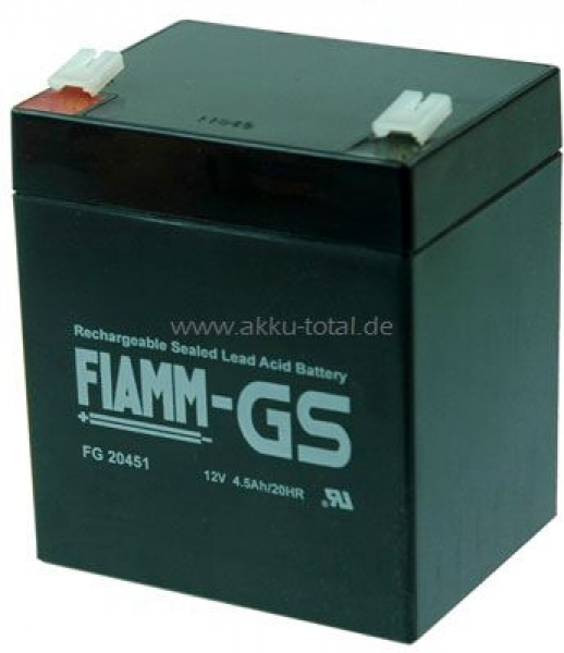 FIAMM Blei-Akku, FG20451, 12V, 4.5Ah