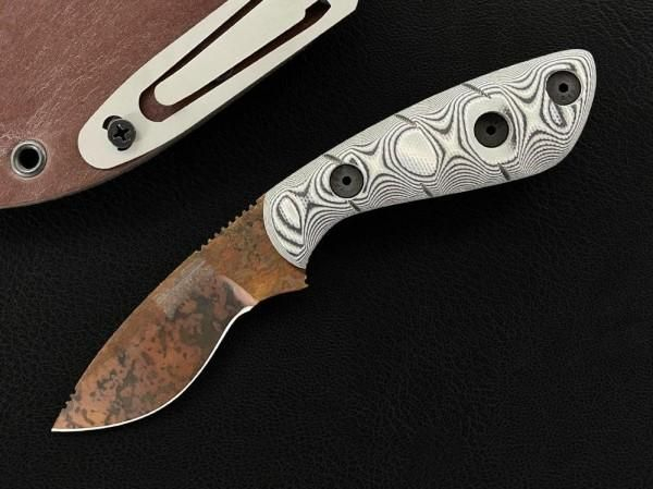 Dawson Pequeno - Copper Finish, white/ black - Unikat