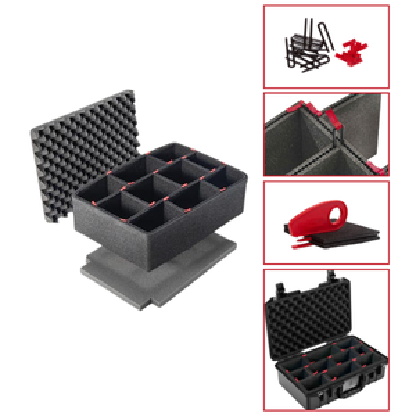 Peli Case 1650 TrekPak Einteilungssystem