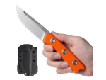 ANV Knives P200, stonewash, G10 orange, inkl. Kydex-Scheide