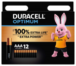 DURACELL Optimum, AAA, 12er Blister