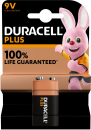 DURACELL Plus, 9V Block, 1er Blister