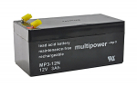 Multipower Blei-Akku, MP3-12N, 12V, 3Ah