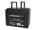 Multipower Blei-Akku, MPL80-12I, 12V, 80Ah, longlife