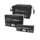 Multipower Blei-Akku, MPC34-12PW, 12V, 34Ah, mit Powercaddy Aufsatz