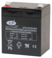 Landport Blei-Akku - 12V - 5,4Ah - 4,8mm Anschluss
