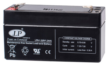 Landport Blei-Akku - 6V - 1,2Ah