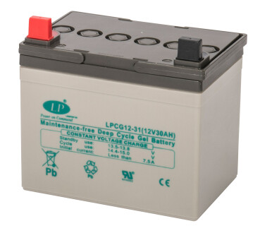 LANDPORT, GEL, LPCG12-31T5, 12 V - 30 Ah
