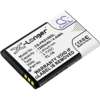 Ersatzakku für FUKUDA - Li-Ion - 3,7V - 1200mAh