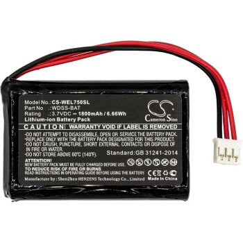 Ersatzakku für VERNIER - Li-Ion - 3,7V - 1800mAh