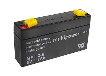 Multipower Blei-Akku, MP1.2-6, 6V, 1,2Ah