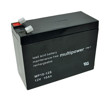 Multipower Blei-Akku, MP10-12S, 12V, 10Ah
