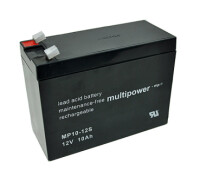 Multipower Blei-Akku, MP10-12S, 12V, 10Ah