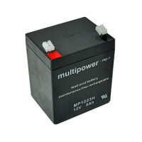 Multipower Blei-Akku, MP1223H, 12V, 5Ah,...